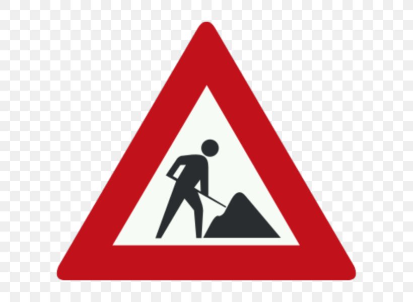 Traffic Sign Employment Long-distance Cycling Route Bouwkundige Opname Roadworks, PNG, 600x600px, Traffic Sign, Area, Brand, Employment, Information Download Free