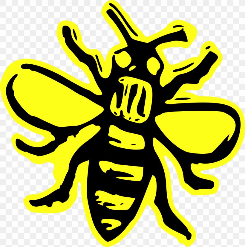 Manchester Bees Dodgeball Club Honey Bee Insect, PNG, 1176x1186px, Manchester Bees Dodgeball Club, Africanized Bee, Artwork, Bee, Black And White Download Free