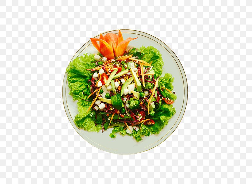 Salad Vegetarian Cuisine Plate Leaf Vegetable Recipe, PNG, 600x600px, Salad, Cuisine, Dish, Dishware, Food Download Free