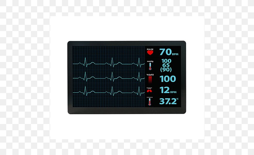 Vital Signs Electrocardiography Monitoring, PNG, 500x500px, Vital Signs, Display Device, Drawing, Electrocardiography, Electronics Download Free