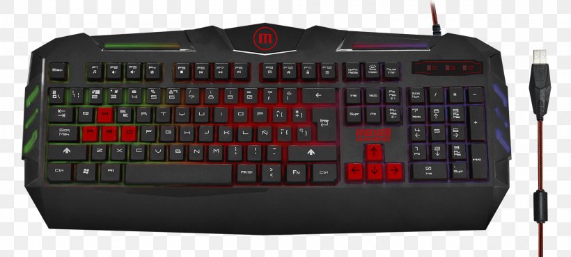 Computer Keyboard Apple Keyboard Gamer Gaming Keypad KYE Systems Corp., PNG, 1900x859px, Computer Keyboard, Adapter, Apple Keyboard, Computer, Computer Component Download Free