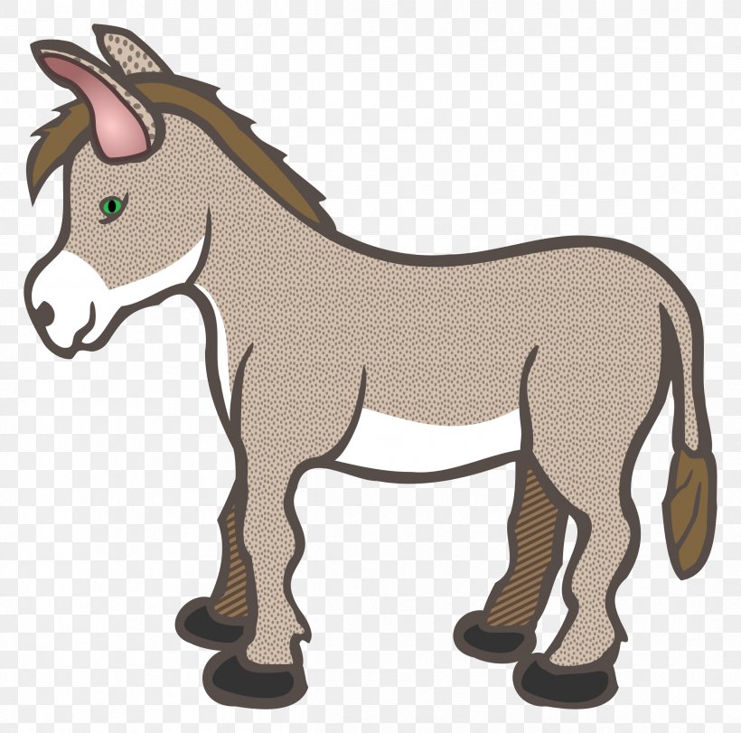 Donkey Free Content Clip Art, PNG, 2424x2400px, Donkey, Colt, Fictional Character, Foal, Free Content Download Free