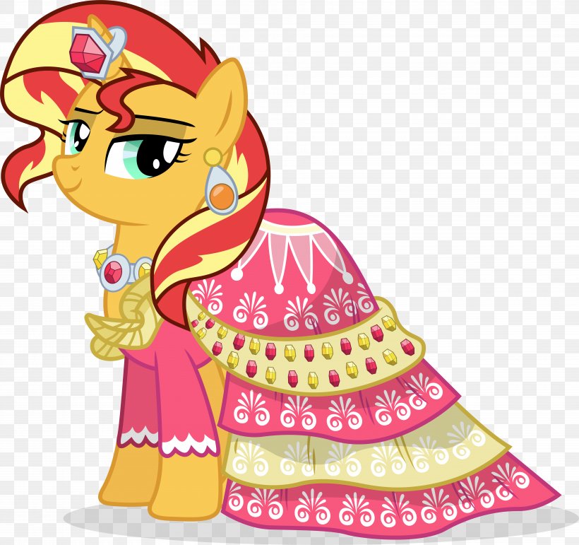 Sunset Shimmer My Little Pony: Equestria Girls Rarity Fluttershy, PNG, 7760x7303px, Sunset Shimmer, Applejack, Art, Clothing, Dress Download Free