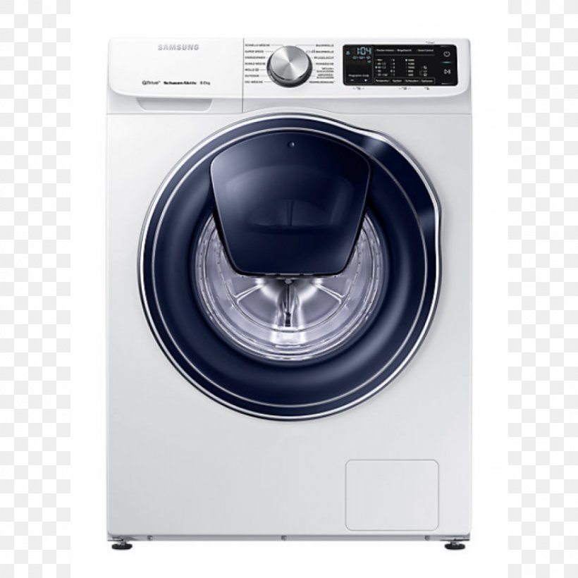 Washing Machines Samsung Group Laundry Cleaning Detergent, PNG, 1024x1024px, Washing Machines, Cleaning, Clothes Dryer, Detergent, Freezers Download Free