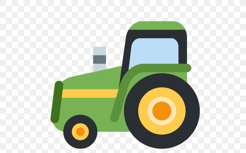 John Deere Emoji Tractor Agriculture Car, PNG, 512x512px, John Deere, Agriculture, Automotive Design, Car, Emoji Download Free