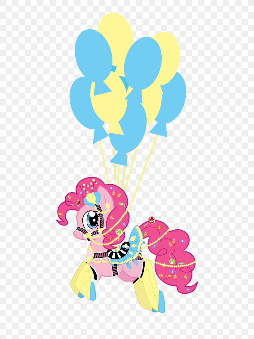 Pinkie Pie Balloon Fluttershy Pony Hasbro, PNG, 2400x3200px, Pinkie Pie, Art, Baby Toys, Balloon, Character Download Free