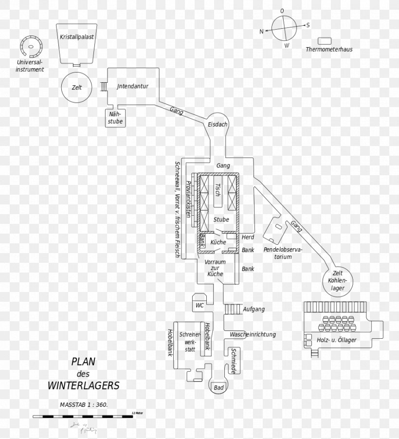 Amundsen's South Pole Expedition Framheim Antarctic, PNG, 930x1024px, Fram, Antarctic, Area, Black And White, Diagram Download Free