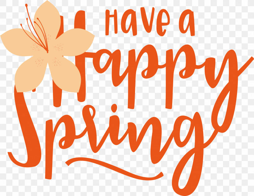 Spring Have A Happy Spring Spring Quote, PNG, 3000x2317px, Spring, Biology, Flower, Geometry, Line Download Free
