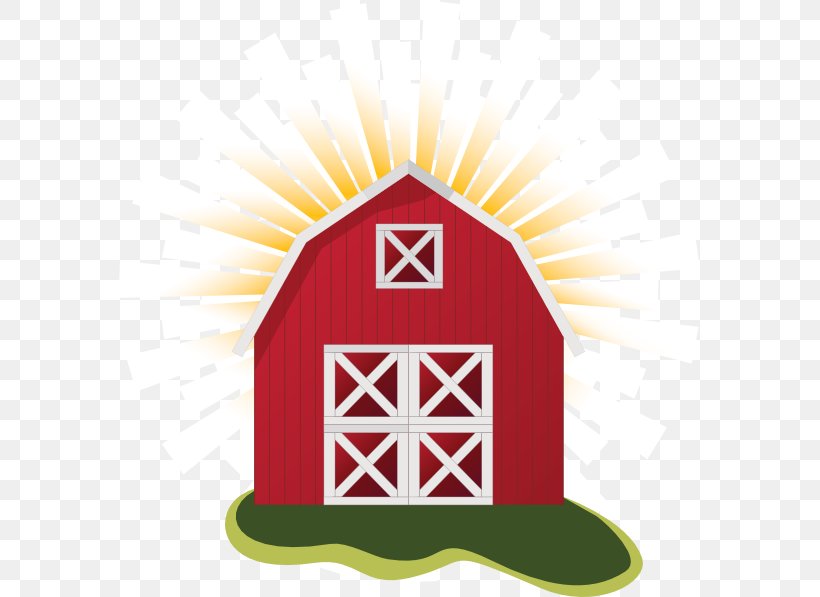 Barn Farm Clip Art, PNG, 588x597px, Barn, Building, Cartoon, Christmas Ornament, Farm Download Free