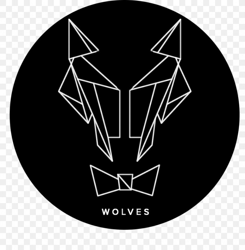 Logo Wolves Visuals, PNG, 859x877px, Logo, Black, Black And White, Brand, Disc Jockey Download Free
