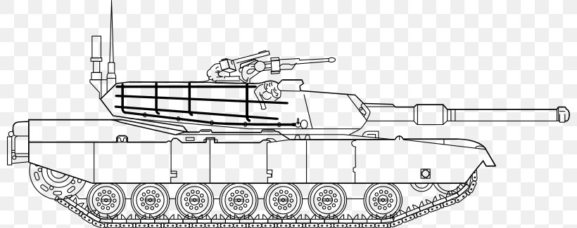 M1 Abrams Tank Military Vehicle Clip Art, PNG, 800x325px, M1 Abrams, Armour, Armoured Fighting Vehicle, Army, Auto Part Download Free