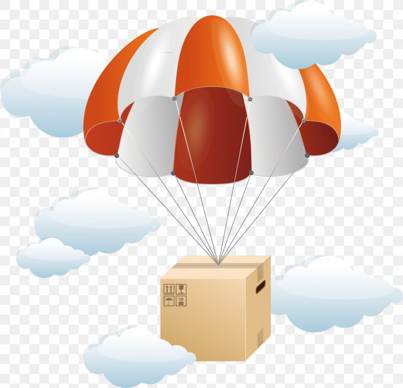 Parachute Cartoon Stock Illustration, PNG, 1415x1363px, Parachute, Balloon, Cartoon, Drawing, Hot Air Balloon Download Free