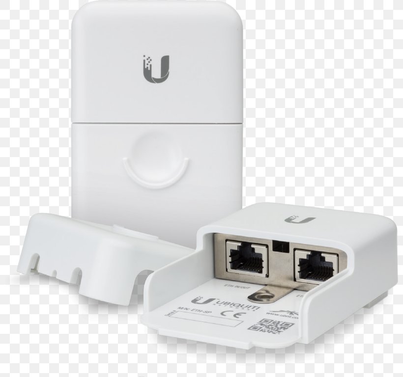 Power Over Ethernet Ubiquiti Networks Surge Protector Gigabit Ethernet, PNG, 800x768px, Power Over Ethernet, Adapter, Computer Network, Electronic Device, Electronics Download Free