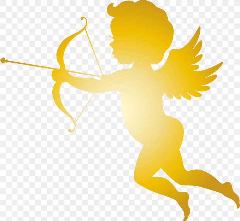 Silhouette Cartoon Clip Art, PNG, 4292x3942px, Silhouette, Angel, Art, Cartoon, Character Download Free