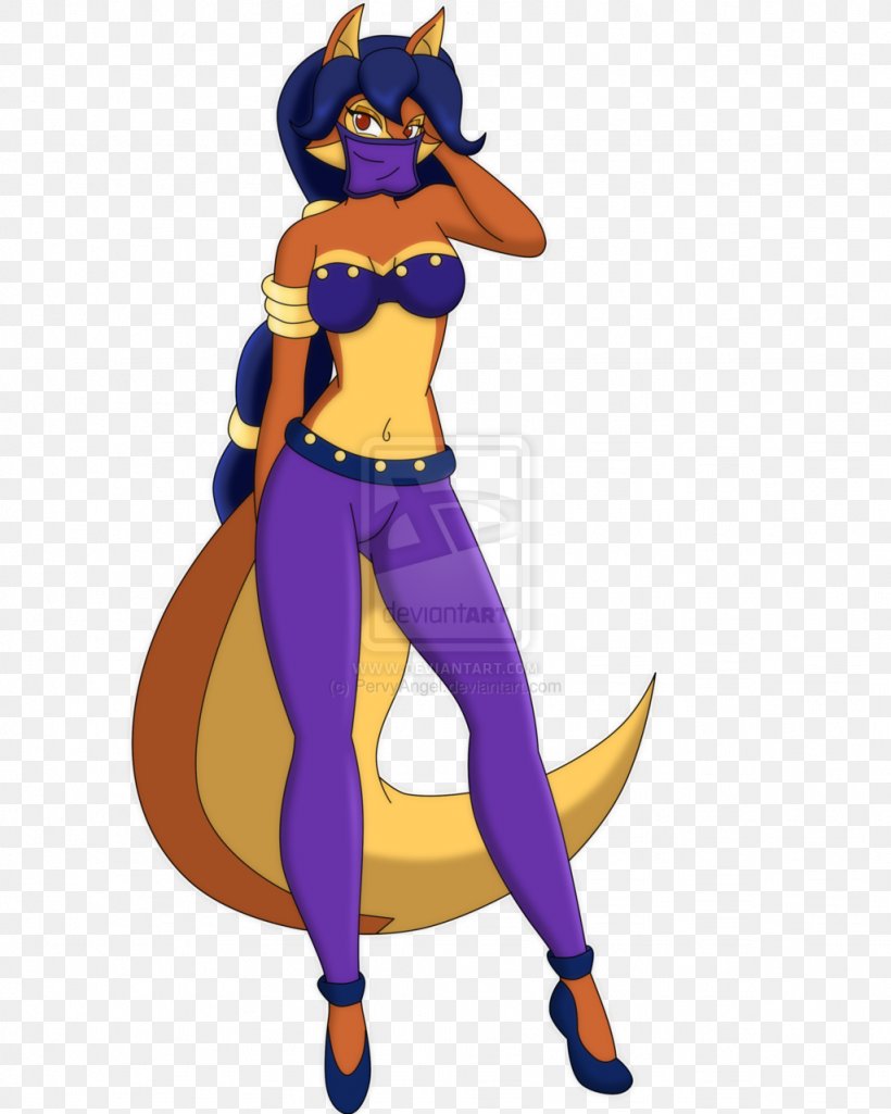 Inspector Carmelita Fox Sly Cooper: Thieves In Time Sly Cooper And The Thievius Raccoonus Belly Dance, PNG, 1024x1280px, Watercolor, Cartoon, Flower, Frame, Heart Download Free