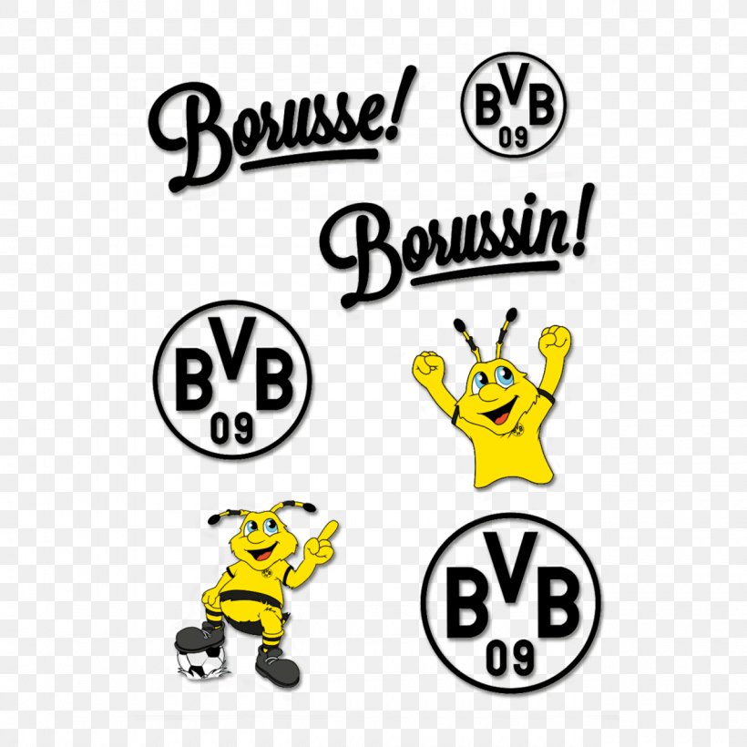 Borussia Dortmund Aufkleber I love Dortmund