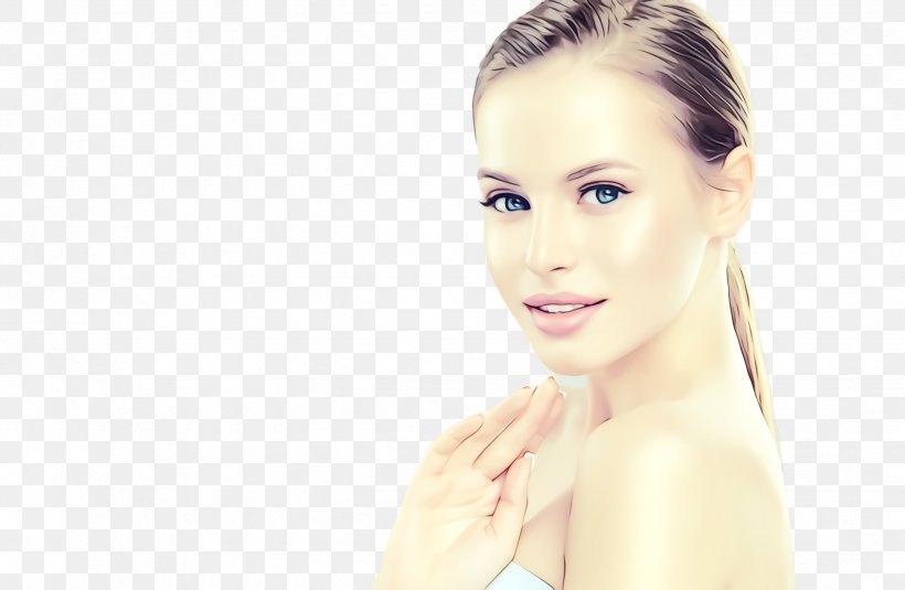 Face Hair Skin Eyebrow Forehead, PNG, 2476x1616px, Watercolor, Beauty, Cheek, Chin, Eyebrow Download Free