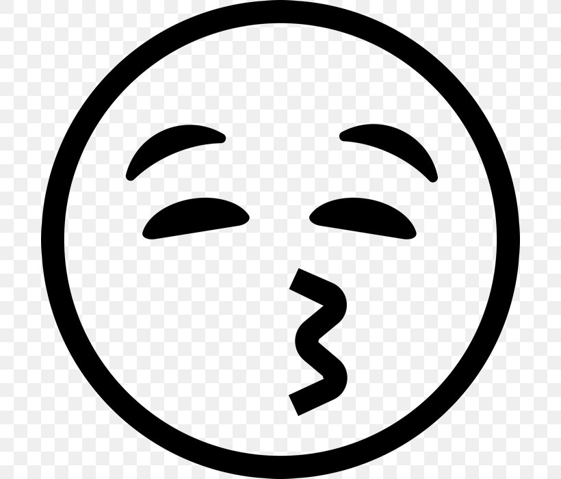 Smiley Emoji Emoticon Rubber Stamp, PNG, 700x700px, Smile, Area, Black And White, Emoji, Emoticon Download Free