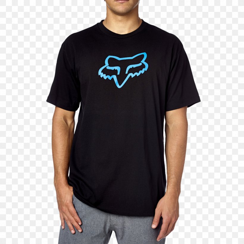 T-shirt Fox Racing Clothing Hoodie, PNG, 1000x1000px, Tshirt, Active Shirt, Black, Casual, Clothing Download Free