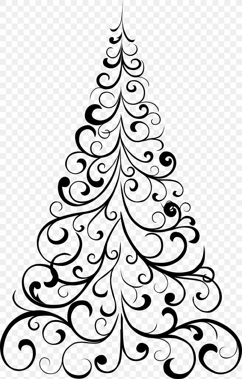 Drawing Christmas Tree Coloring Book, PNG, 1528x2400px, Drawing, Black And White, Branch, Cartoon, Child Download Free