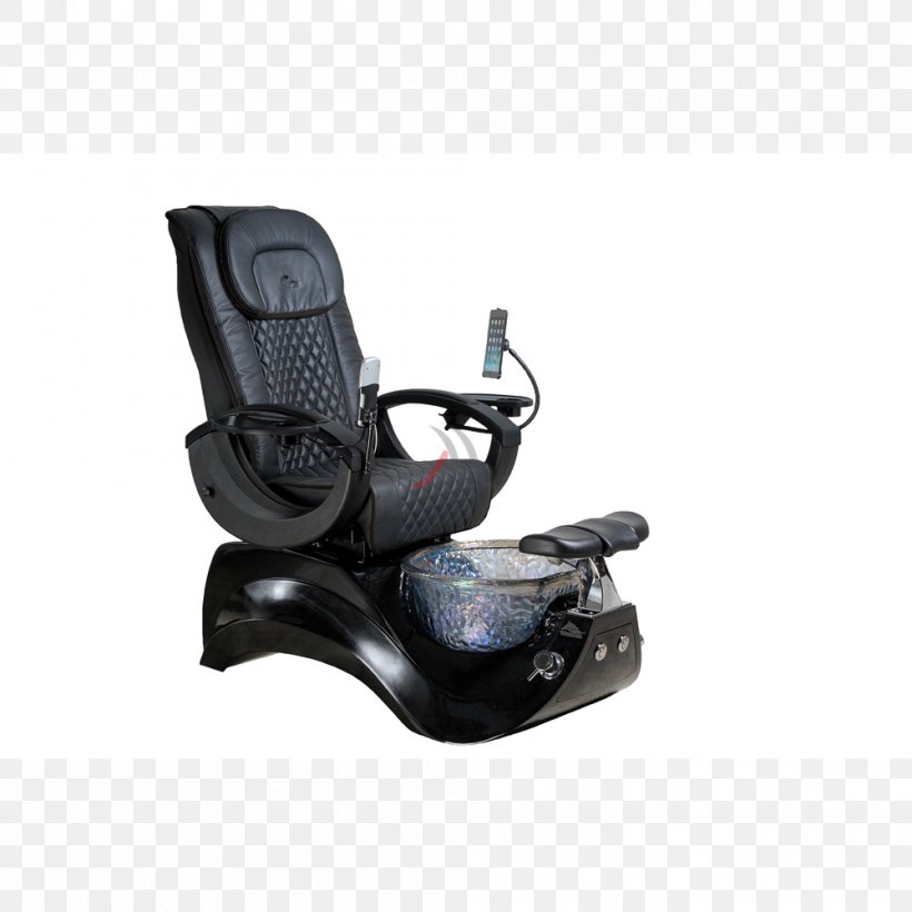 Massage Chair Pedicure Day Spa Seattle Nails Supply, PNG, 1000x1000px, Massage Chair, Atl Nail Supply, Beauty Parlour, Black, Chair Download Free