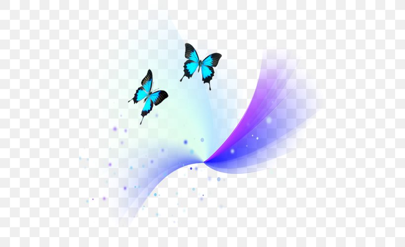 Butterfly Light, PNG, 500x500px, Butterfly, Animation, Color, Image Editing, Insect Download Free
