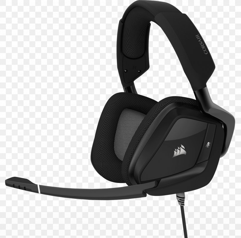 Corsair VOID PRO RGB 7.1 Surround Sound Headset Headphones Dolby Headphone, PNG, 1800x1775px, 71 Surround Sound, Corsair Void Pro Rgb, Audio, Audio Equipment, Black Download Free