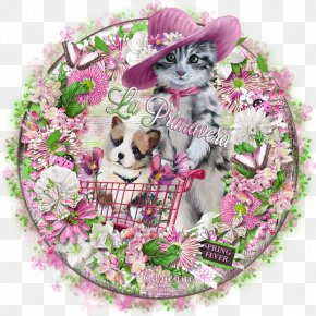 Design - Whiskers Cat Dog Spring Fever PNG