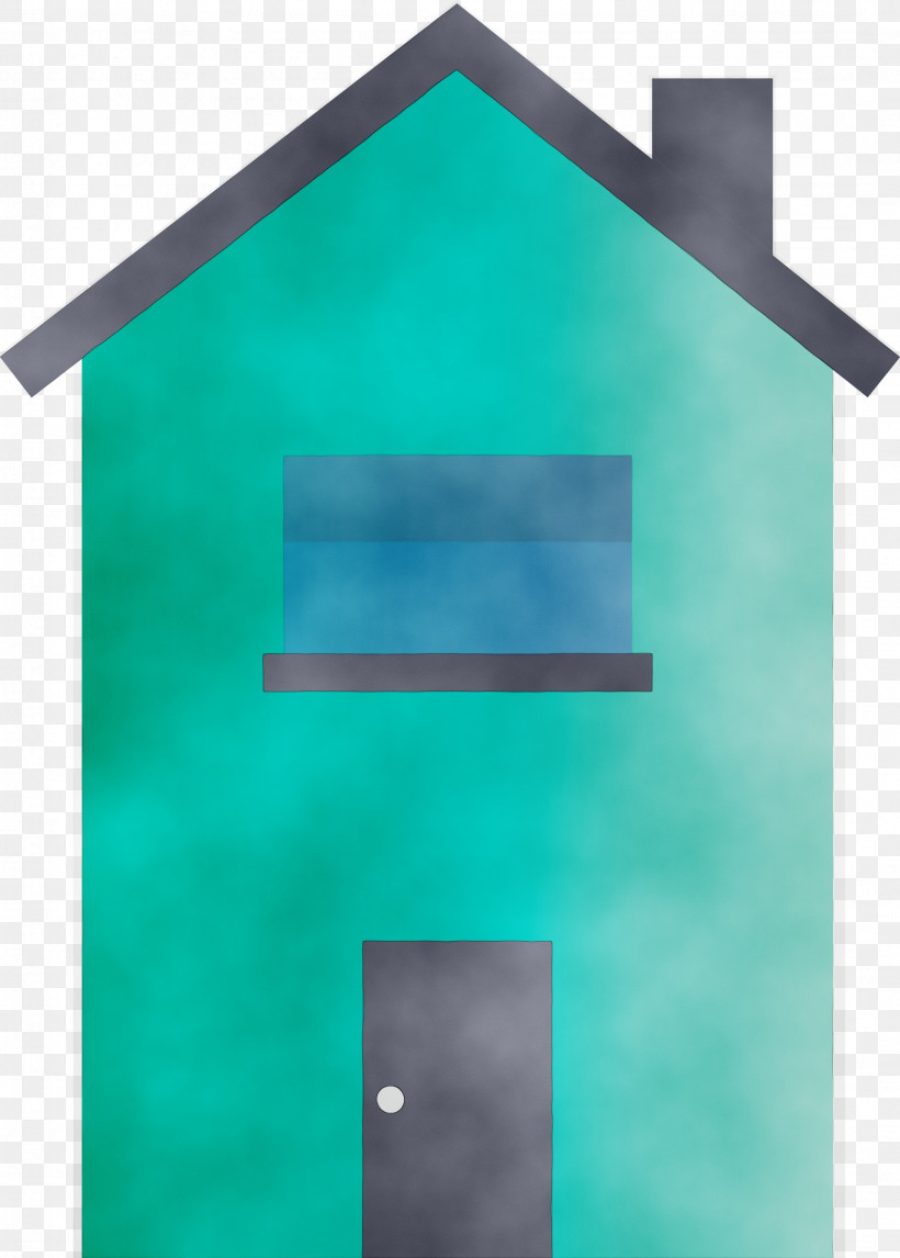 Blue Green Turquoise Architecture Turquoise, PNG, 2146x3000px, House, Architecture, Blue, Green, Home Download Free