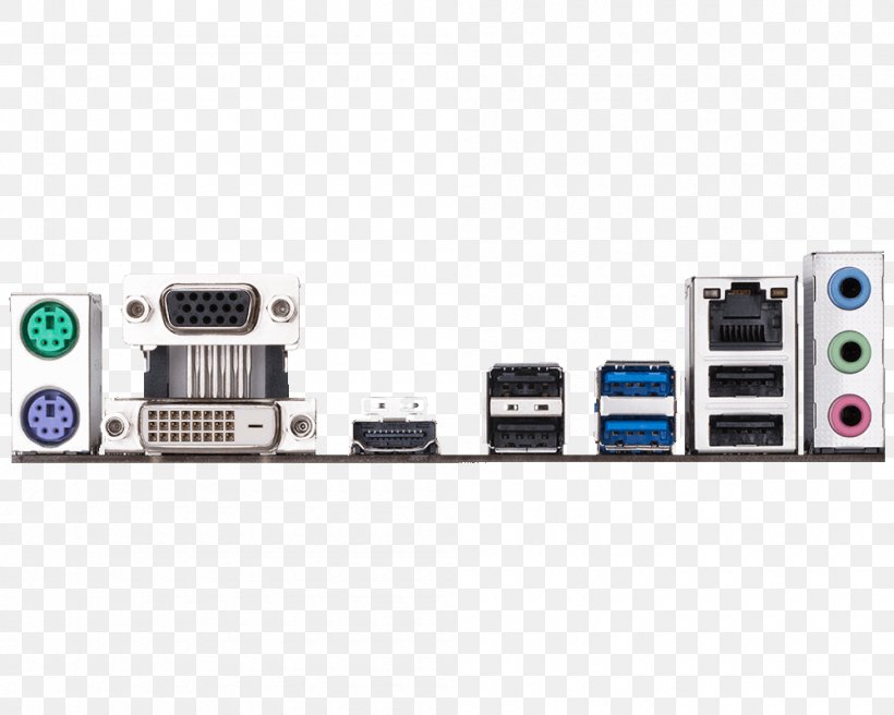 LGA 1151 DDR4 SDRAM GIGABYTE GA-H110M-M.2 Motherboard, PNG, 1000x800px, Lga 1151, Central Processing Unit, Computer Component, Computer Data Storage, Computer Hardware Download Free