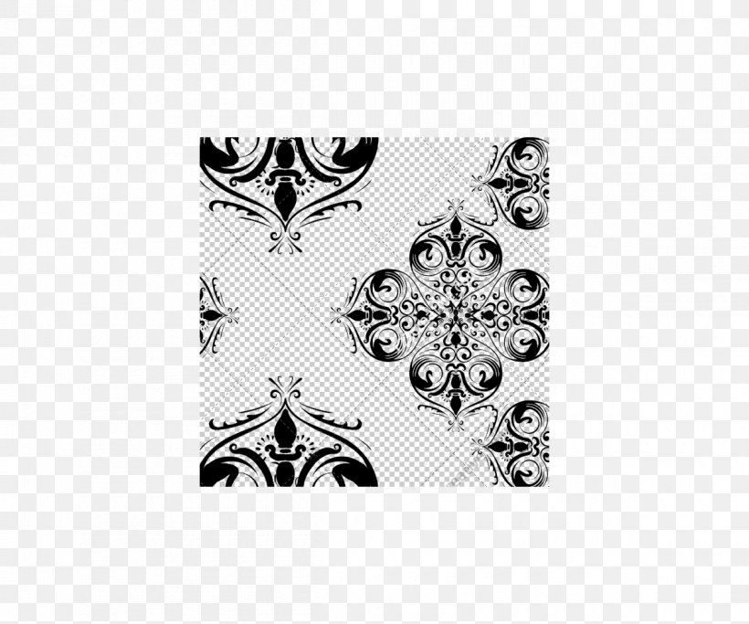 Ornament Baroque Pattern, PNG, 1200x1000px, Ornament, Area, Baroque, Black, Black And White Download Free