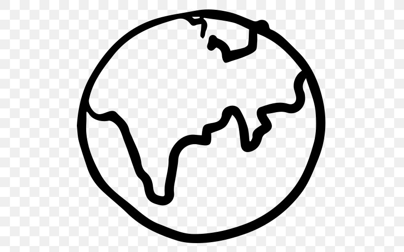 Earth Globe World Drawing, PNG, 512x512px, Earth, Art, Black, Black And White, Drawing Download Free