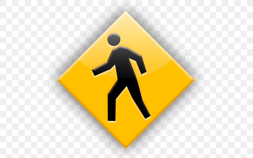 Walking Pedestrian Crossing Safety Street, PNG, 512x512px, Walking, Bicycle Safety, Brand, Logo, Pedestrian Download Free