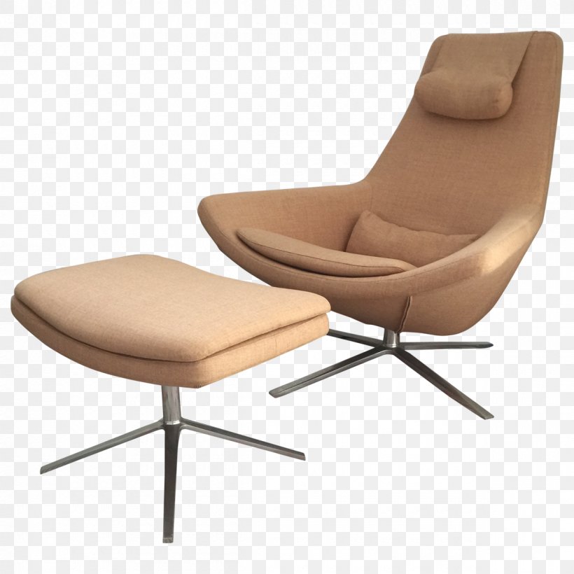 Swivel Chair Foot Rests Living Room Footstool, PNG, 1200x1200px, Chair, Armrest, Bb Italia, Beige, Chaise Longue Download Free