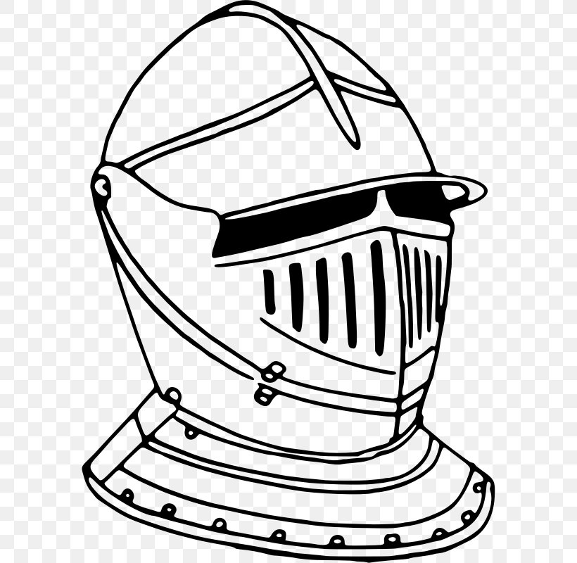 Knight Armour Headgear Drawing Clip Art, PNG, 588x800px, Knight, Area, Armour, Black And White, Creativity Download Free