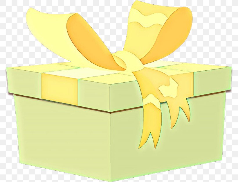 Ribbon Yellow Box Clip Art Present, PNG, 787x626px, Cartoon, Box, Gift Wrapping, Party Favor, Present Download Free