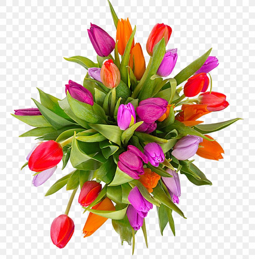 Tulip Flower Bouquet Easter Clip Art, PNG, 999x1015px, Tulip