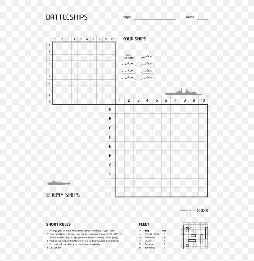 Battleship Paper-and-pencil Game Board Game, PNG, 595x842px, Battleship, Area, Black And White, Board Game, Car Game Download Free