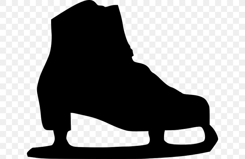 CPA Montreal Figure Skating Club Clip Art Shoe Walking, PNG, 640x534px, Figure Skating Club, Athletic Shoe, Black, Black M, Blackandwhite Download Free