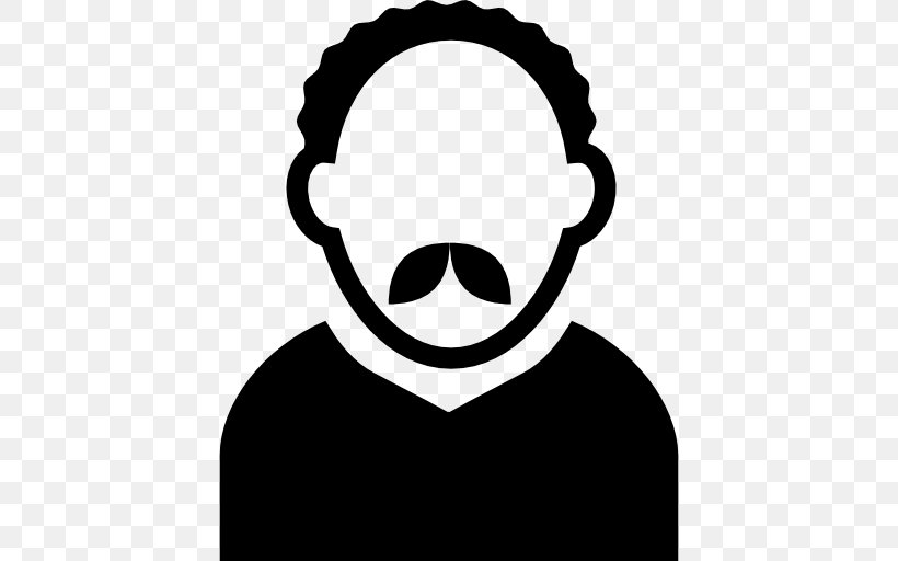 Hair Loss Avatar Moustache, PNG, 512x512px, Hair Loss, Area, Avatar, Black, Black And White Download Free