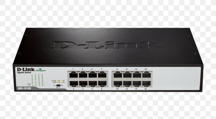 Gigabit Ethernet Network Switch D-Link XStack DES-3200-28 Fast Ethernet, PNG, 800x450px, Gigabit Ethernet, Audio Receiver, Computer Network, Dlink, Electronic Component Download Free