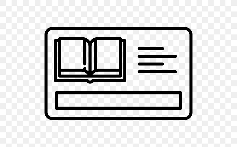 Library Card Book, PNG, 512x512px, Library, Area, Black And White, Book, Brand Download Free
