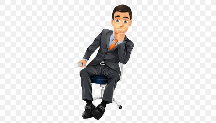 Vector Graphics Businessperson Image Cartoon Character, PNG, 625x468px, Businessperson, Business, Cartoon, Chair, Character Download Free