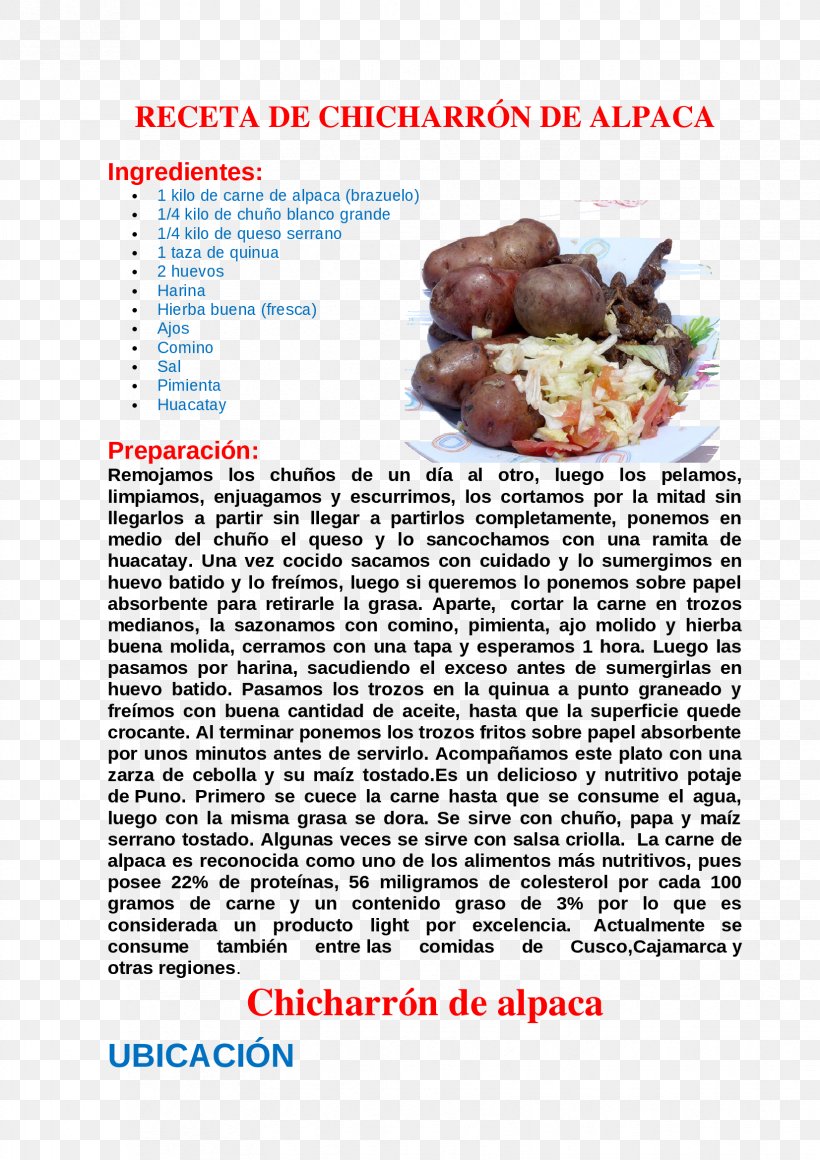 Alpaca Recipe Meat Ingredient Pork Rinds, PNG, 1653x2339px, Alpaca, Cheese, Food, Ingredient, Kilogram Download Free