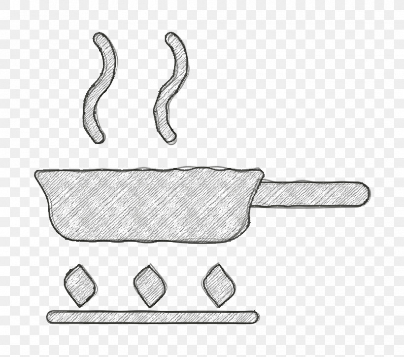 Cook Icon Gastronomy Set Icon Pan Icon, PNG, 1240x1096px, Cook Icon, Angle, Beaker, Black And White, Gastronomy Download Free
