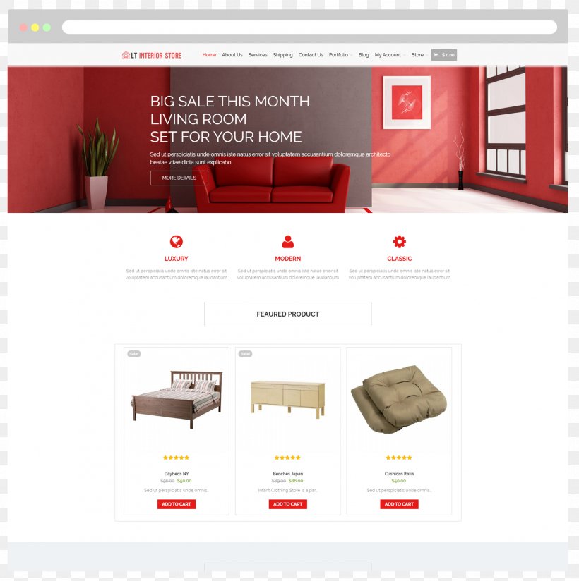 E-commerce WordPress Theme Template Magento, PNG, 1911x1921px, Ecommerce, Architecture, Brand, Furniture, Interior Design Services Download Free