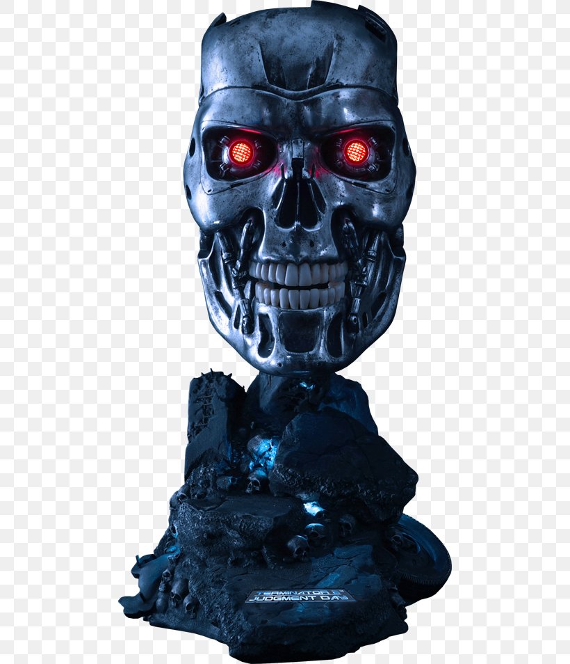 The Terminator Sideshow Collectibles Endoskeleton Film, PNG, 480x954px, Terminator, Action Film, Arnold Schwarzenegger, Bone, Cyberdyne Systems Download Free