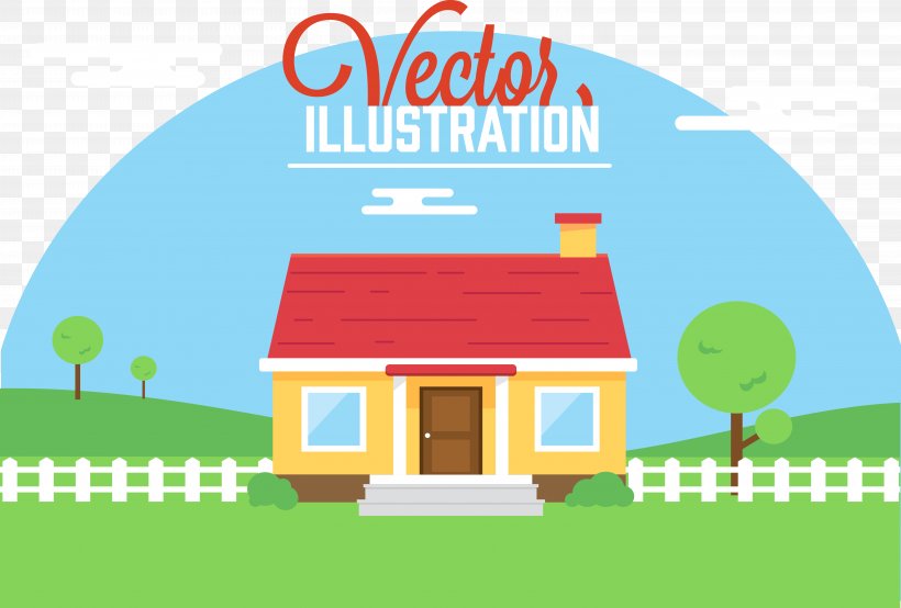 Townhouse Cottage Illustration, PNG, 5838x3947px, House, Area, Brand, Building, Cottage Download Free