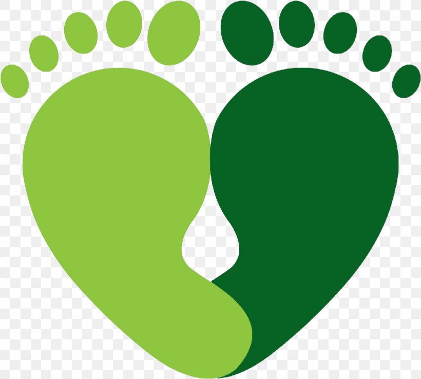 Footprint Vector Graphics Royalty-free Image Illustration, PNG, 1070x962px, Footprint, Foot, Grass, Green, Heart Download Free