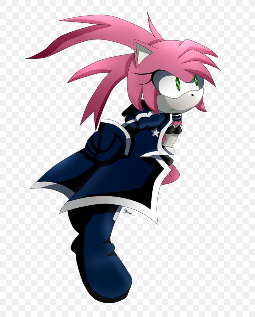 Amy Rose Sonic The Hedgehog Drawing Black Rock Shooter, PNG, 784x1019px, Watercolor, Cartoon, Flower, Frame, Heart Download Free